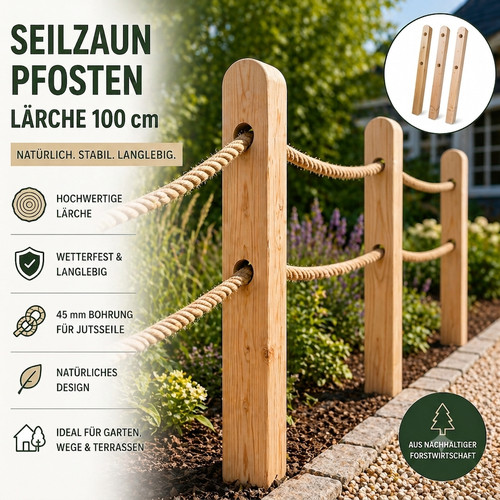 Pfosten seilzaun zaunpfosten - seilzaun,
