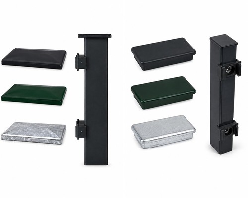 Aluminium pfostenkappe für - aluminium,